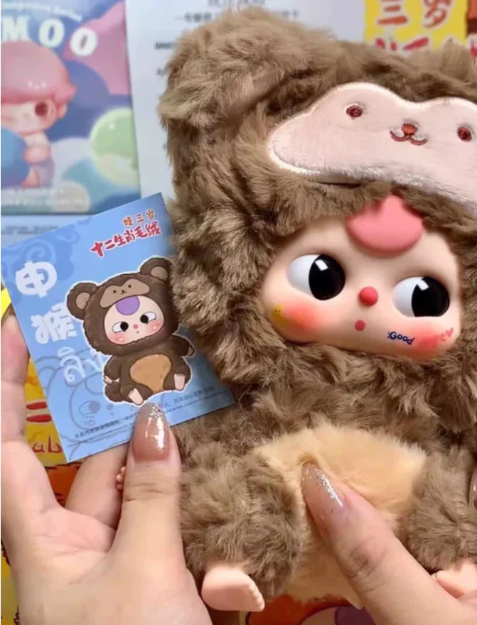 BABY THREE 12 zodiac plush blind box series