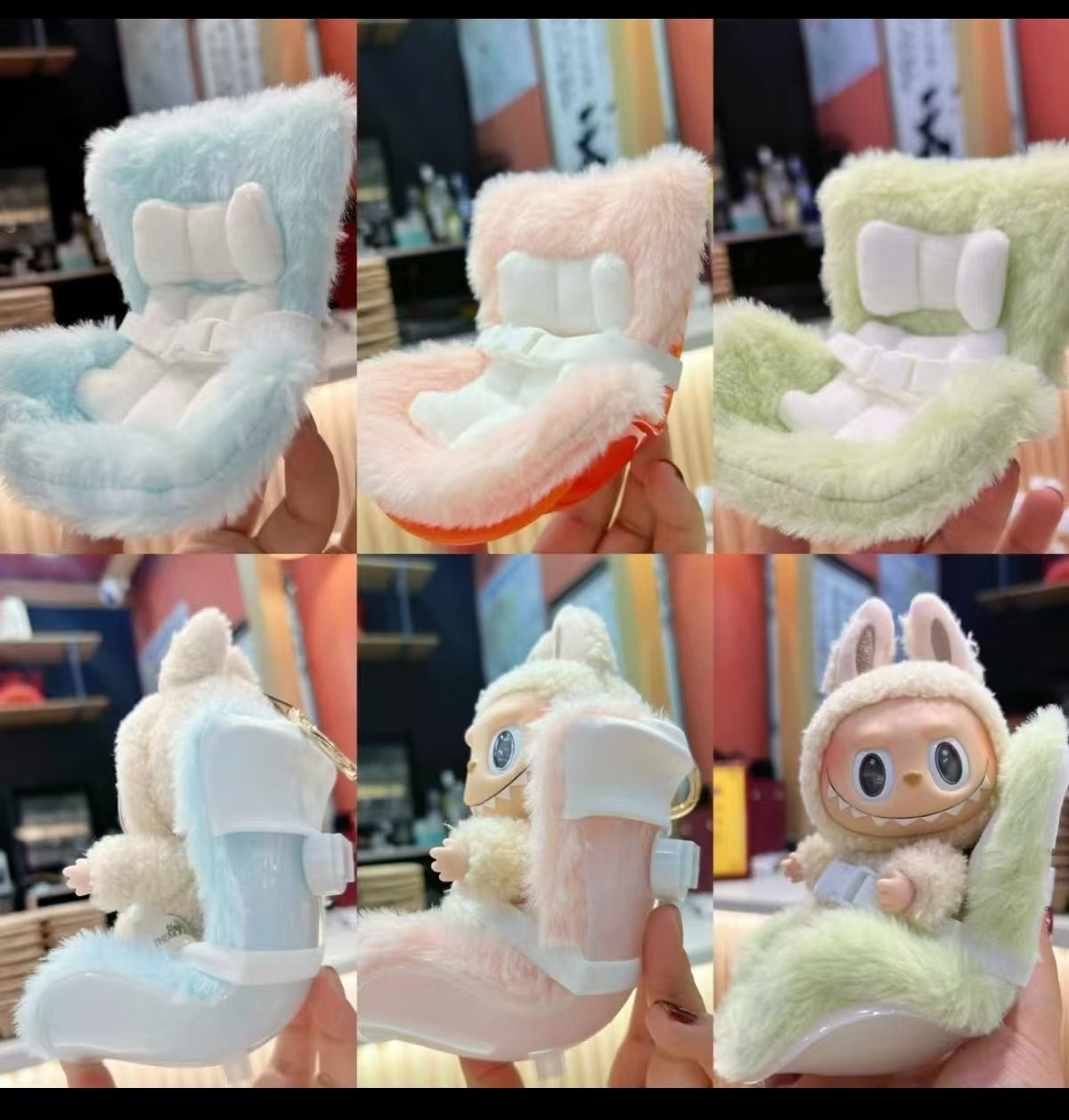 LABUBU Car Decoration Seat DIY(no doll)