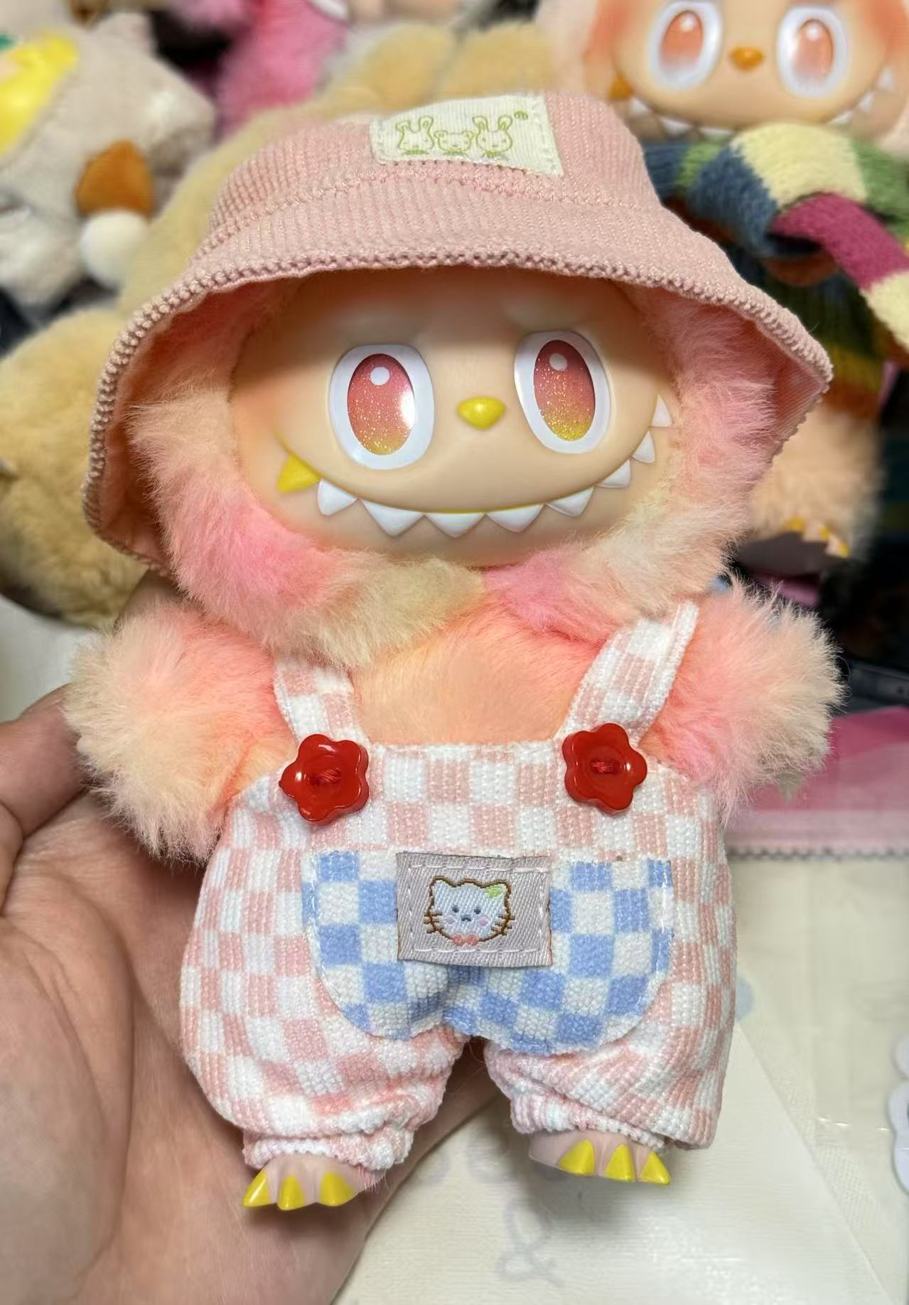 Labubu V1 The Monsters Exciting Macaron Series Plush Pendant Blind Box