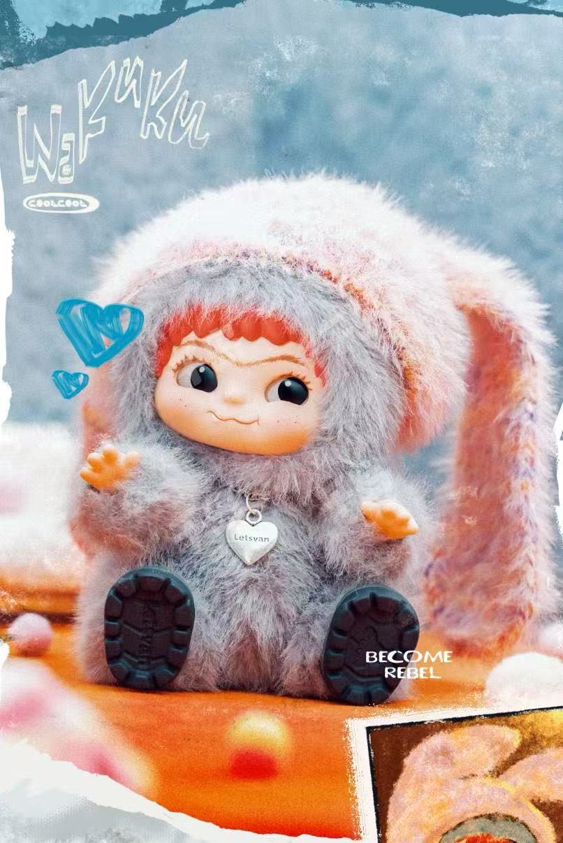 WAKUKU Fuzzy Trendy Fun