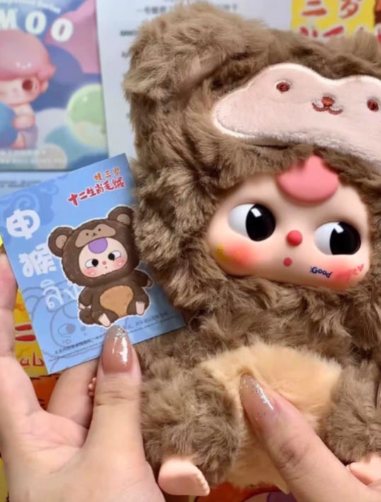 BABY THREE 12 zodiac plush blind box series